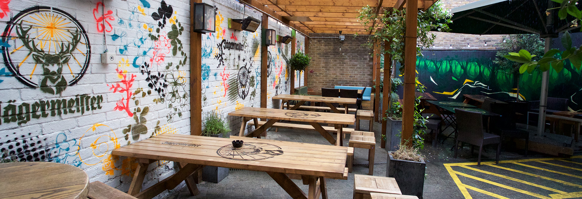 The Beer Garden Outdoor Seating at The Prince Albert